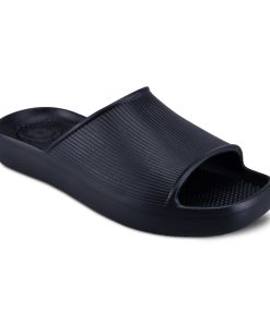 Women's Ribbed Platform Slide