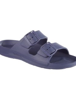 Men's Adjustable Double Buckle Slide Sandal